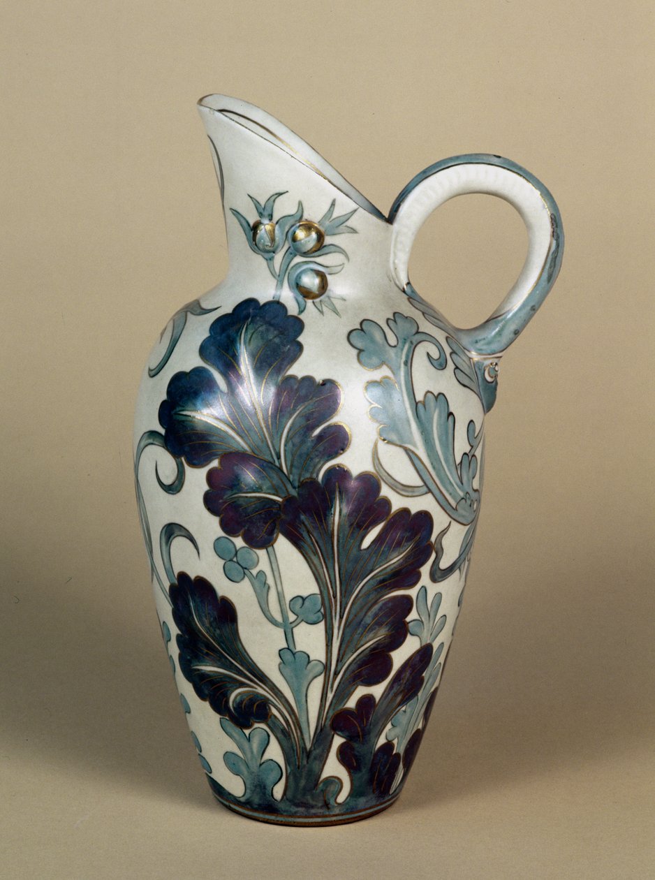 Doulton Carrara Seramik sürahi, c.1890 (seramik) by English School