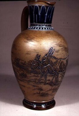 Doulton sürahi (seramik) by English School
