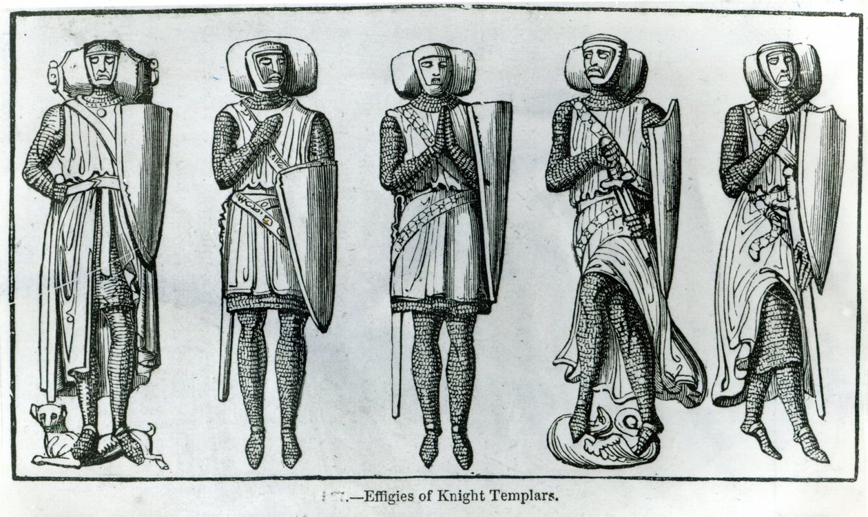 Tapınak Şövalyelerinin Effigileri by English School