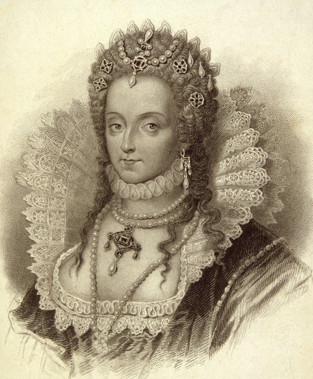 Elizabeth I (1533-1603) İngiltere Kraliçesi by English School