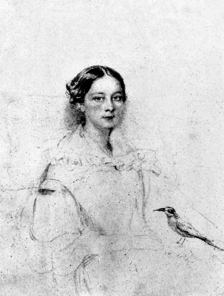 Emily Shore, 1838 dolaylarındaki bir portreden sonra by English School