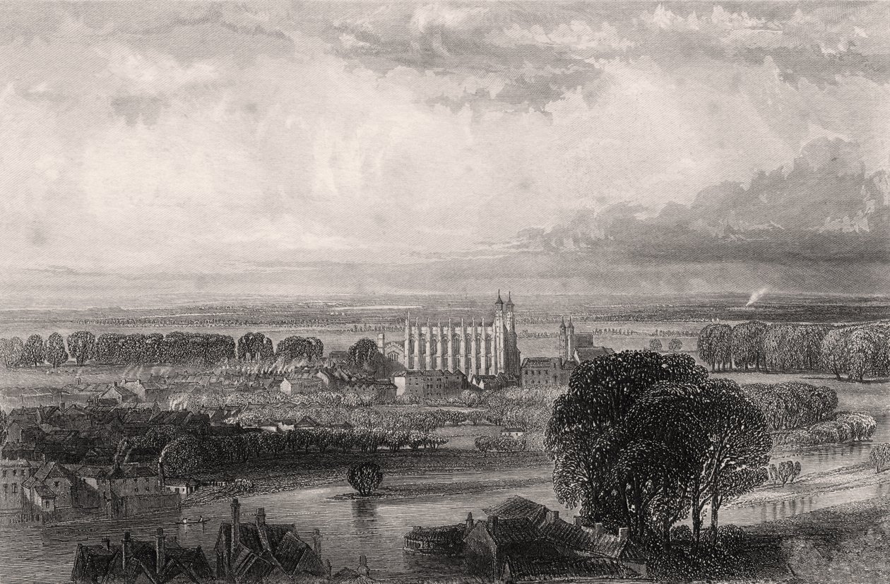 Windsor Şatosu terasından görülen Eton, Sir Edward Creasy
