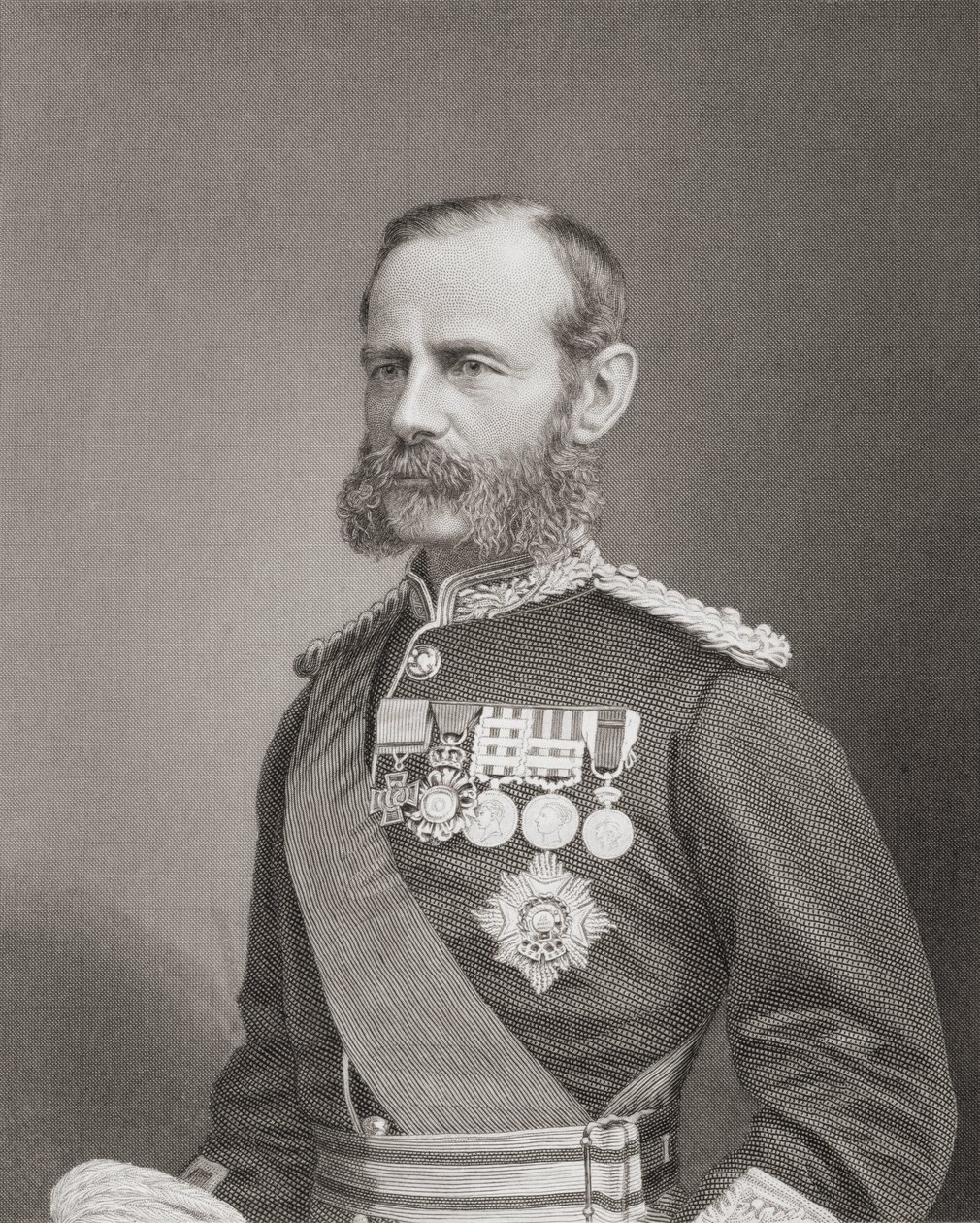 Mareşal Frederick Sleigh Roberts, 1. Earl Roberts, 1883 by English School