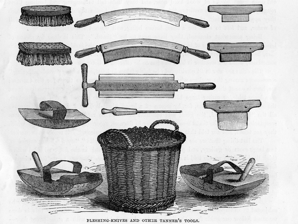 Fleshing Knives and other Tanner