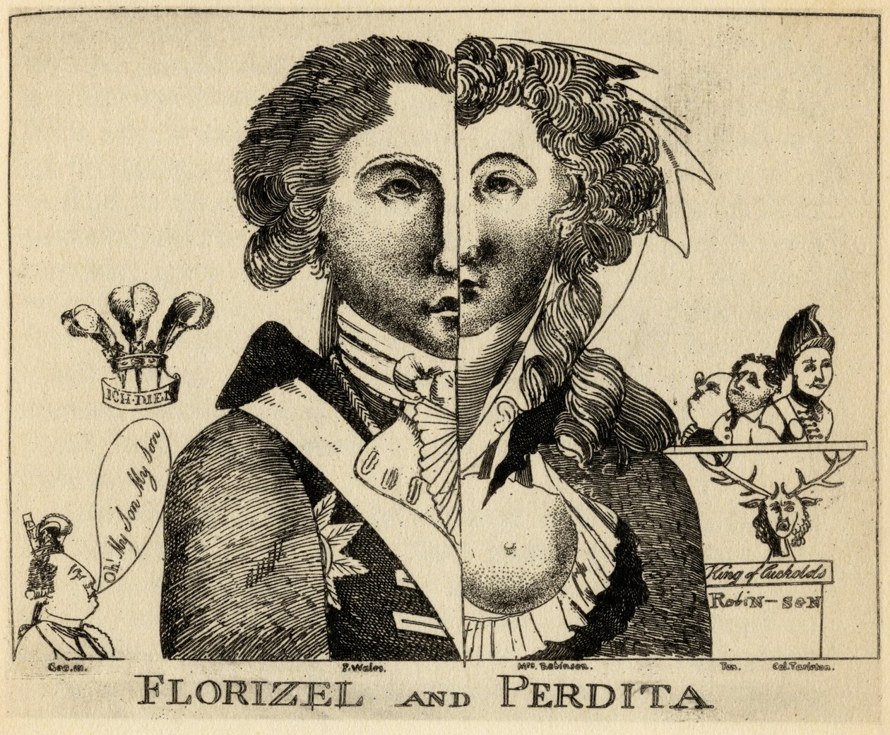 Florizel ve Perdita by English School