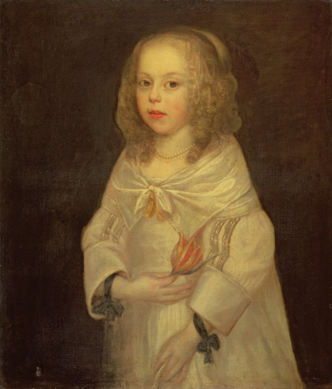 Frances Cotton (kızlık soyadı Herbert), c.1680 by English School