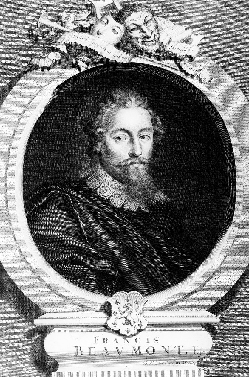 Francis Beaumont, George Vertue tarafından kazınmış, 1729 by English School