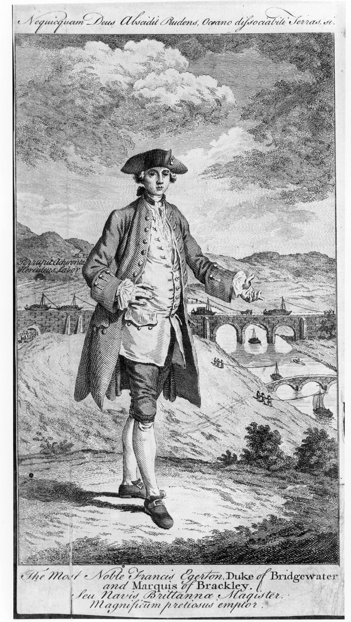 Francis Egerton (1736-1803), Bridgewater 3 Duke ve Brackley Marki by English School