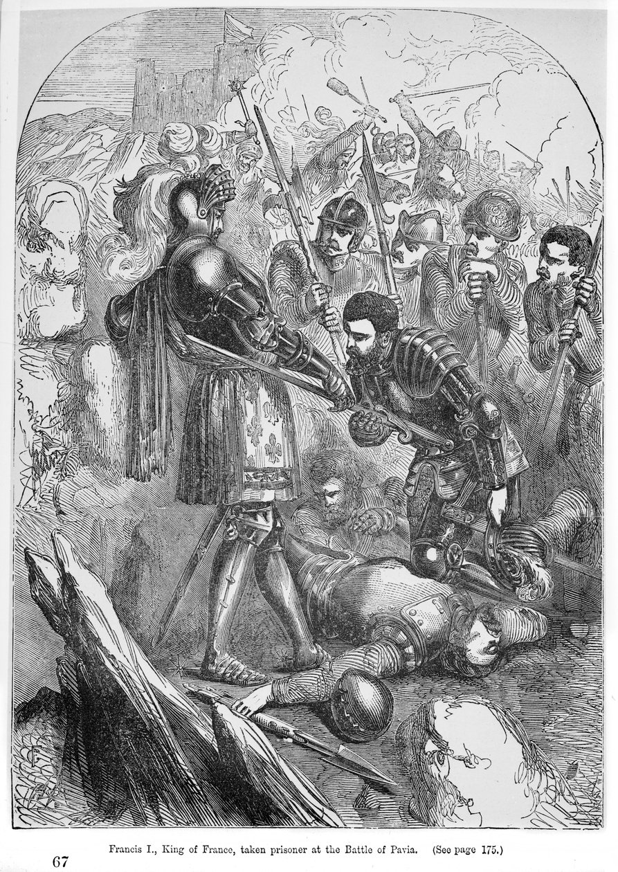 Francis I (1495-1547) Charles Bourbon (1490-1527) tarafından 1525