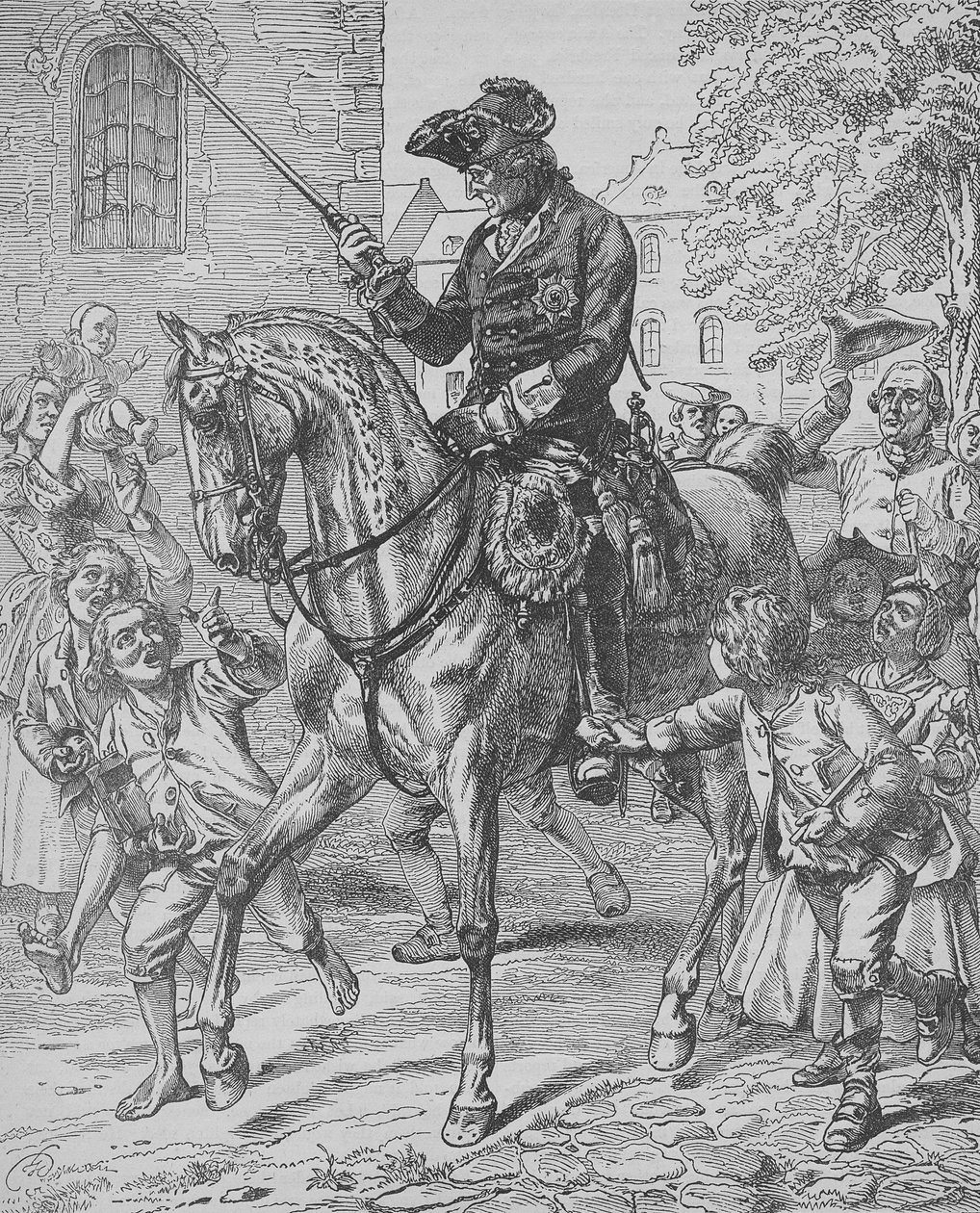 Prusya Kralı Büyük Friedrich (1712-86) by English School
