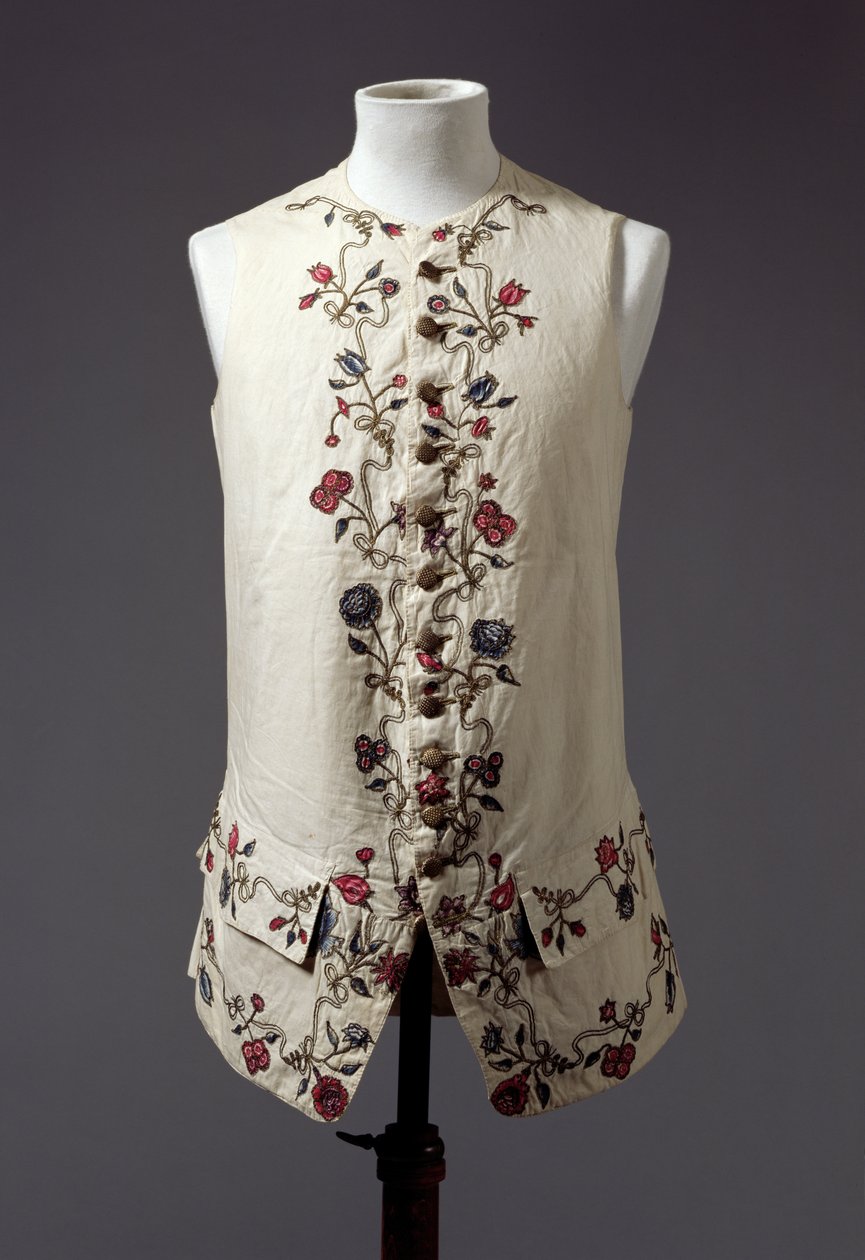 Beyefendi yelek, c.1760-70 (keten) by English School