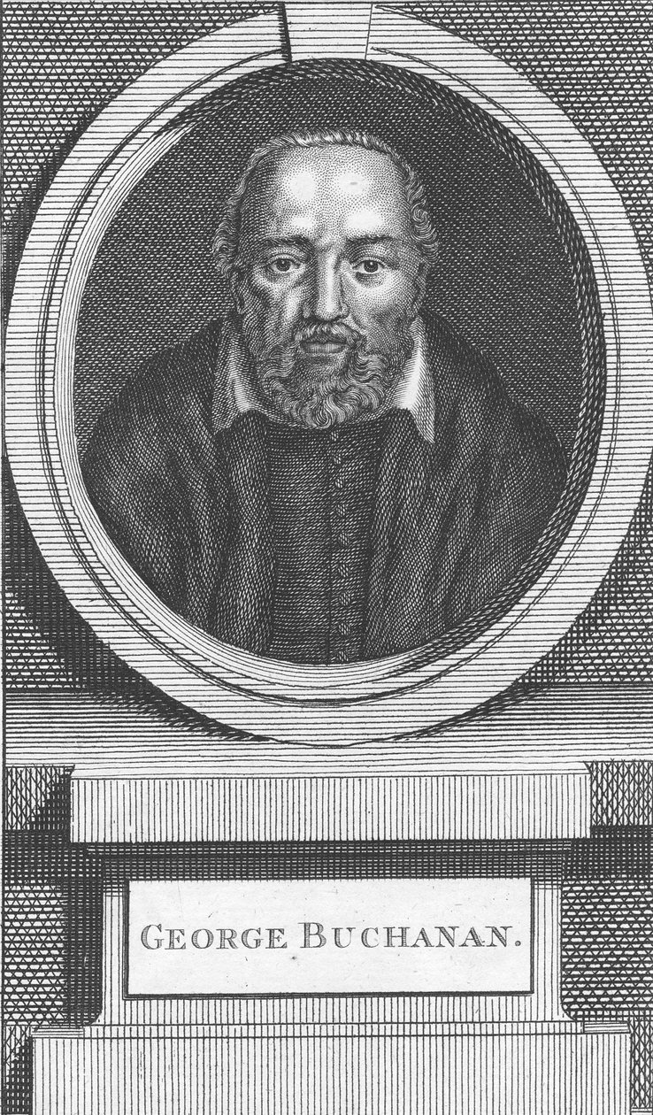 George Buchanan, Universal Magazine için kazınmış by English School
