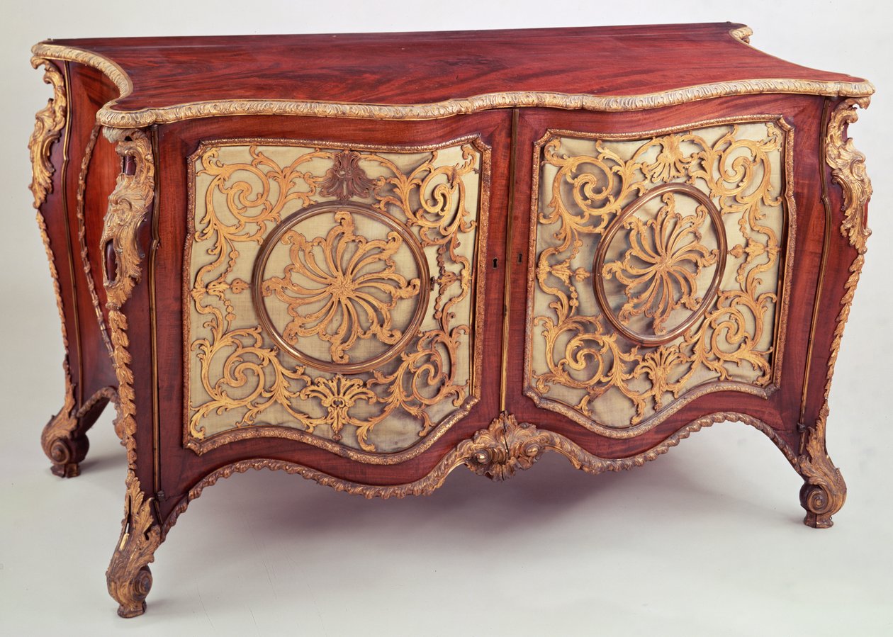 George III komodin (maun ve ormolu) by English School