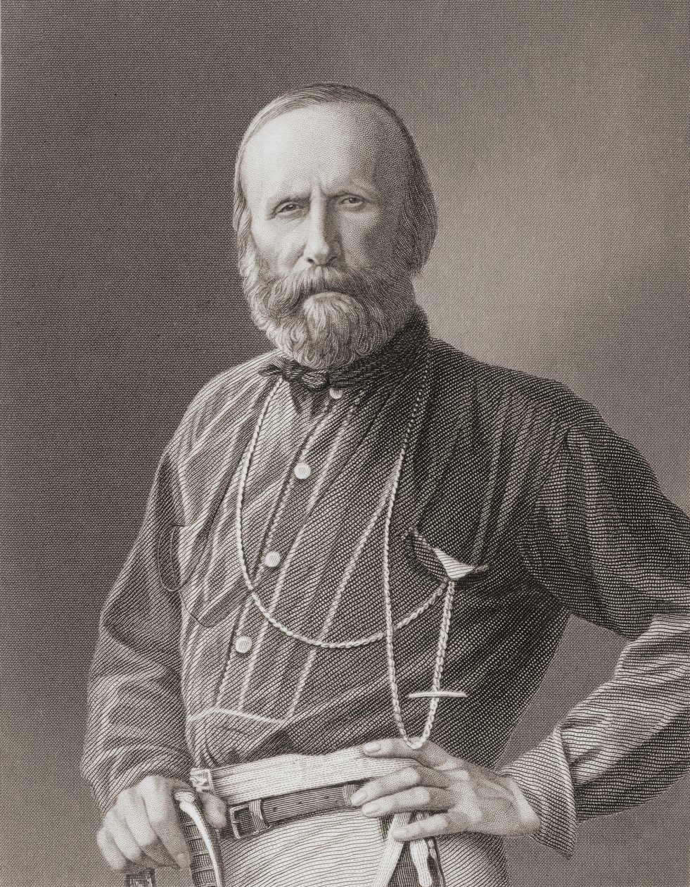 Giuseppe Garibaldi, 1883  by English School