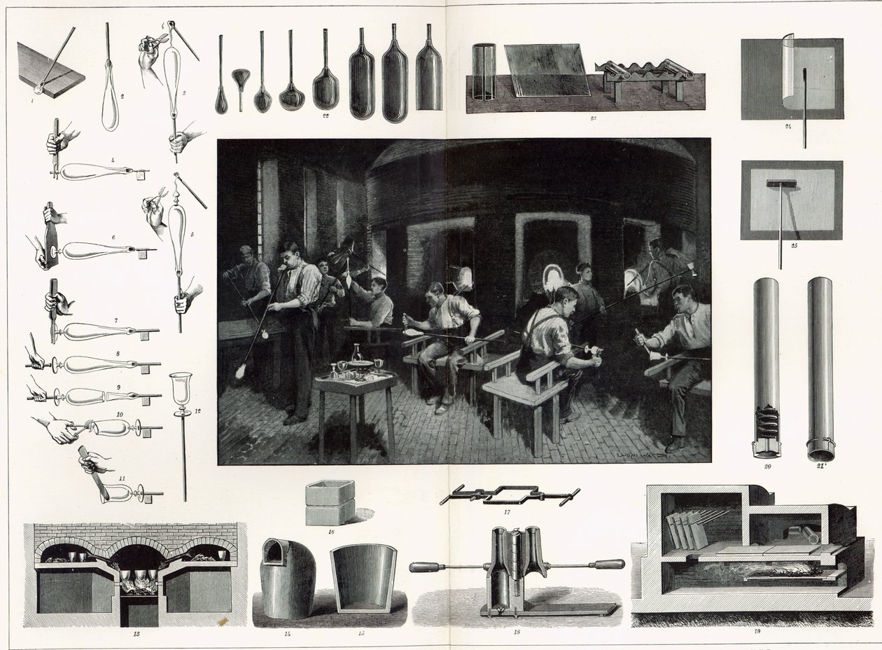 Cam üretimi by English School