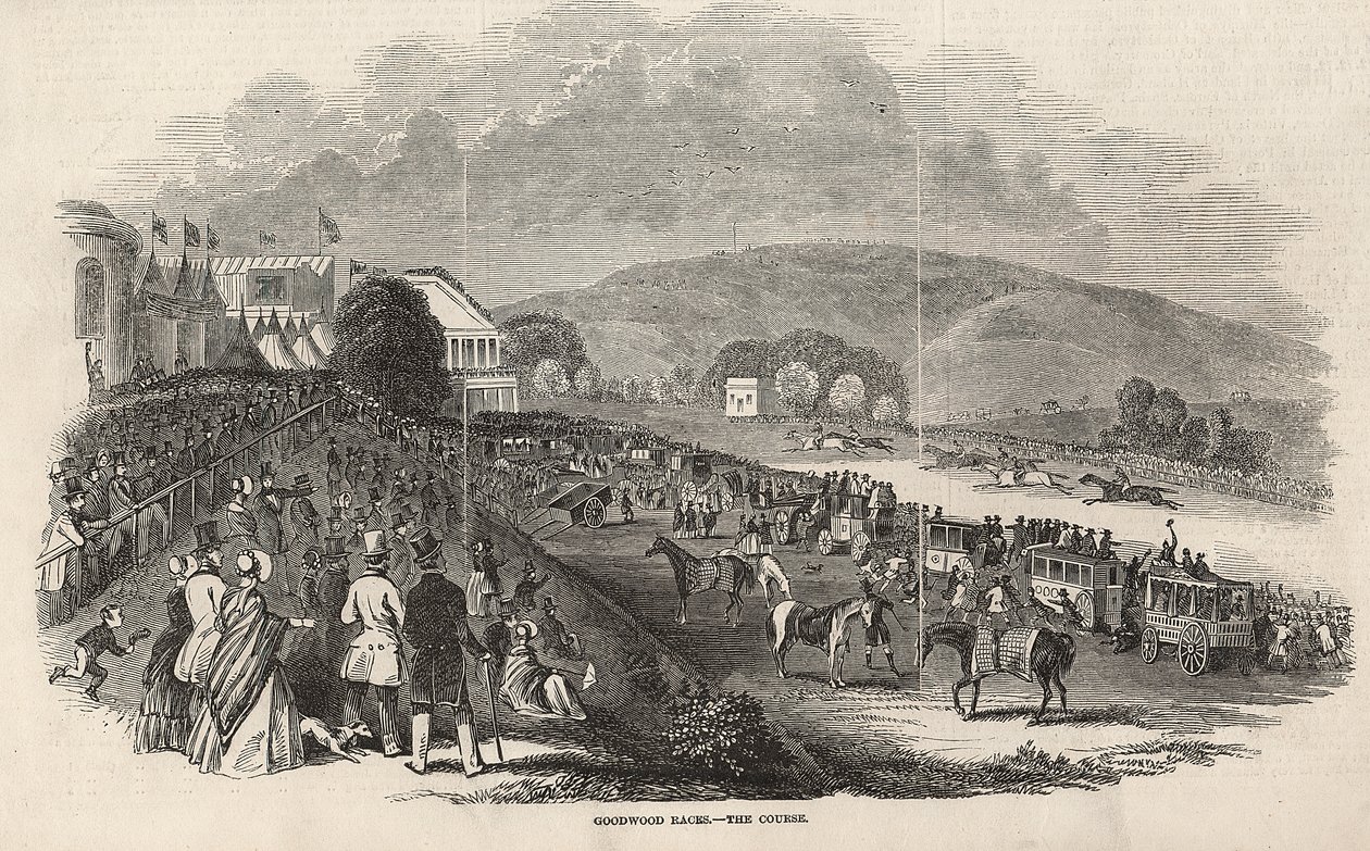 Goodwood Races: The Illustrated London News
