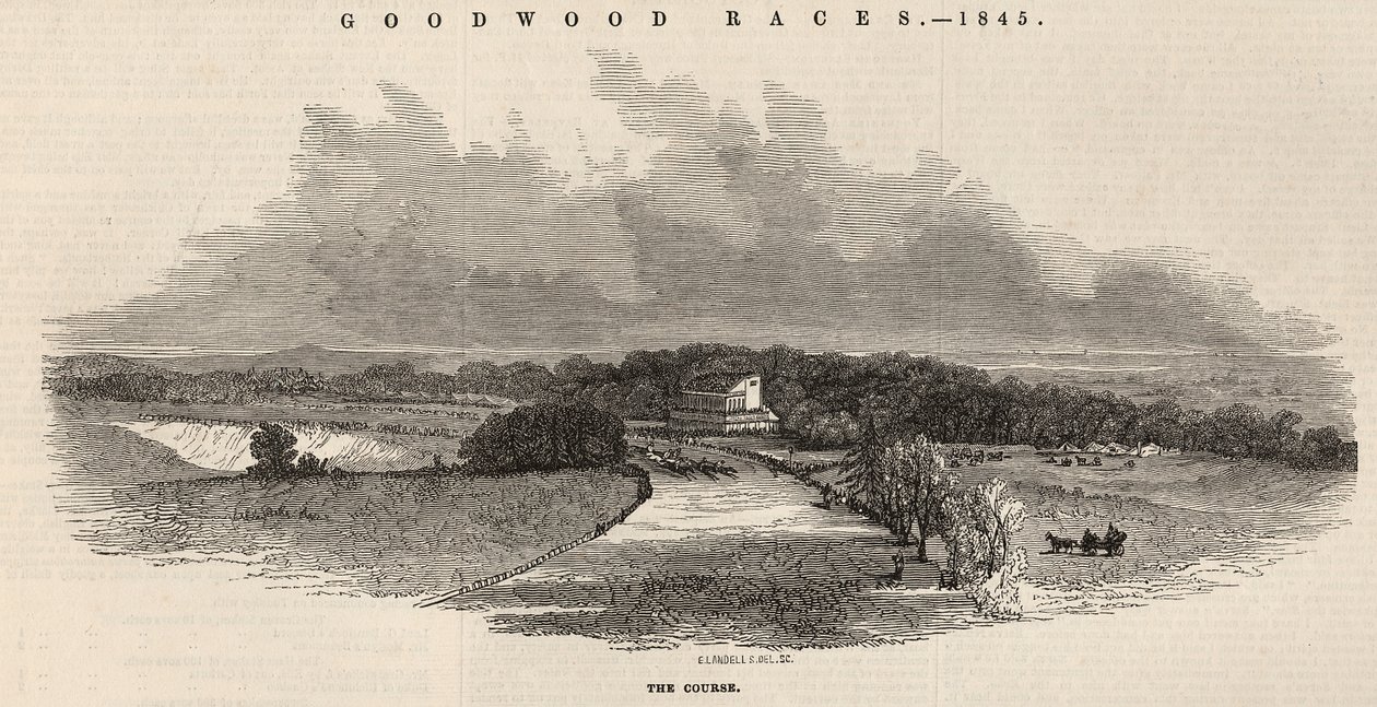 Goodwood Races: The Illustrated London News