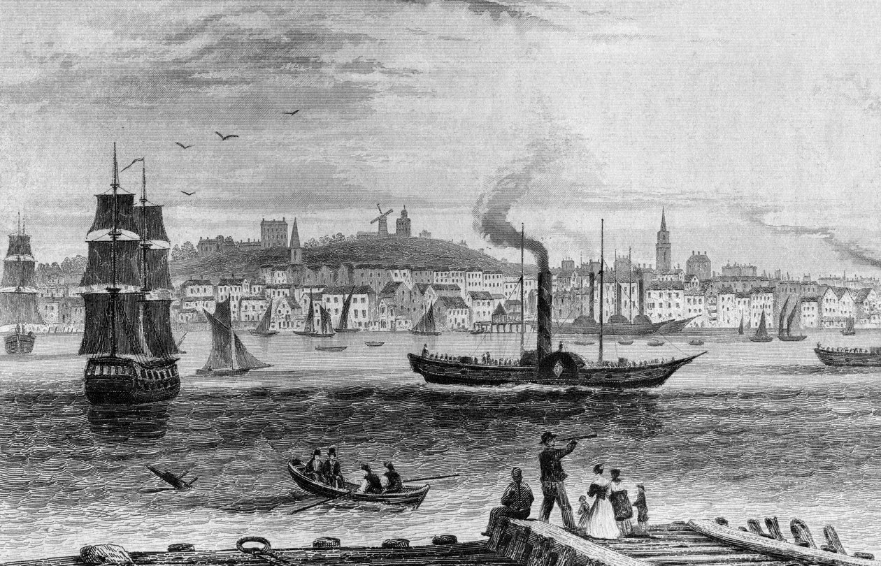 Gravesend, Kent, 1830 dolayları by English School
