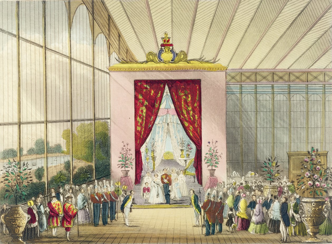 Büyük Sergi, 1851: Majesteleri Boudoir, Chevanne tarafından, pub. tarafından Read & Co. by English School