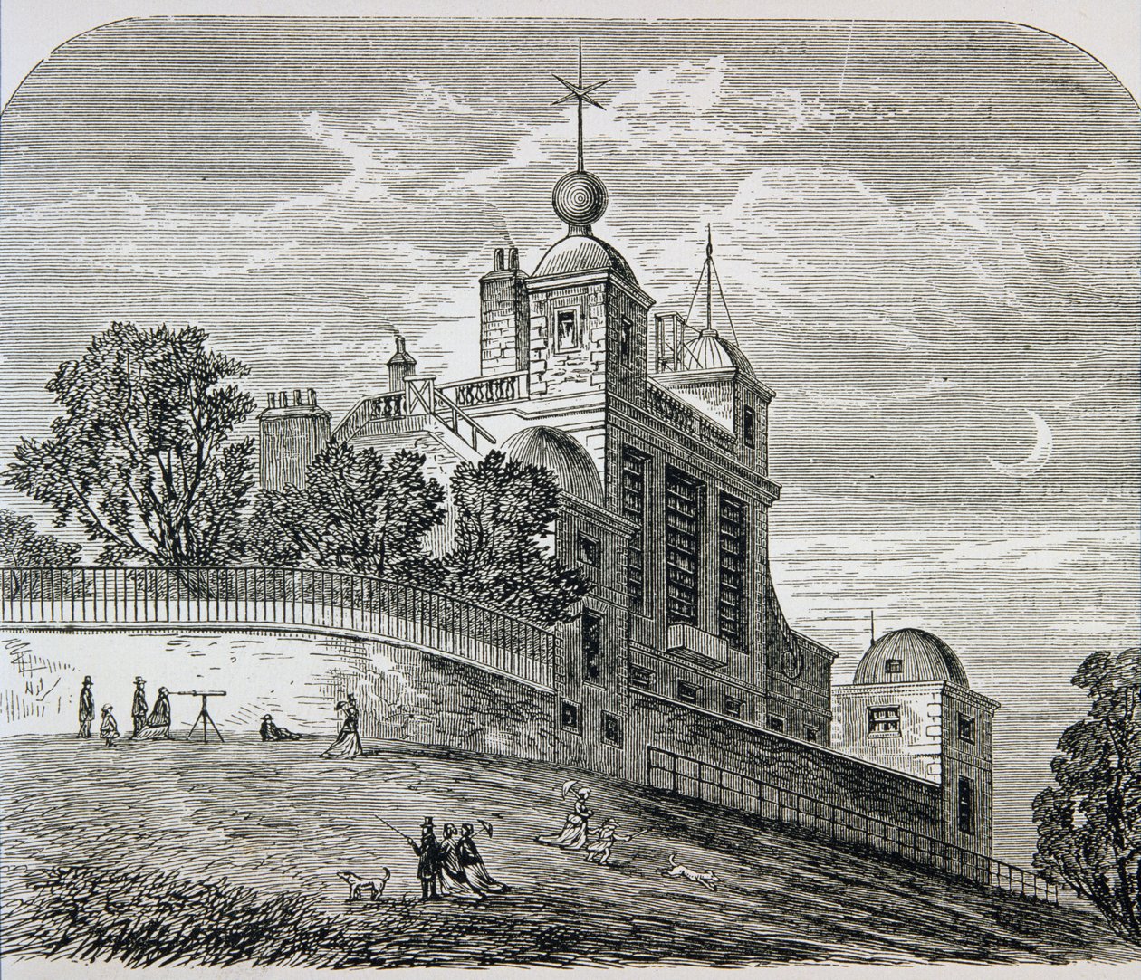Greenwich Gözlemevi, İngiltere, Rev. Thomas Milner tarafından yayınlanan 