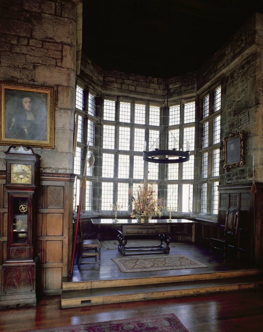Hoghton Kulesi, Lancashire: Ziyafet Salonu, 16. yüzyıl by English School