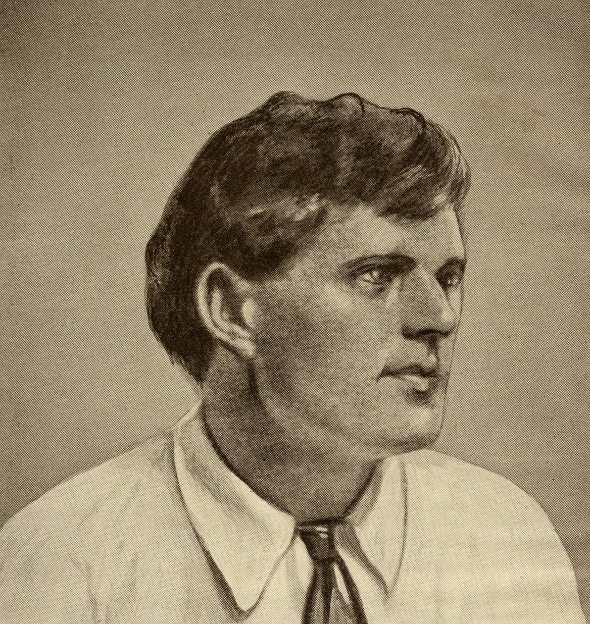 Jack London (1876-1916) (photogravure) (see also 126125) by English School
