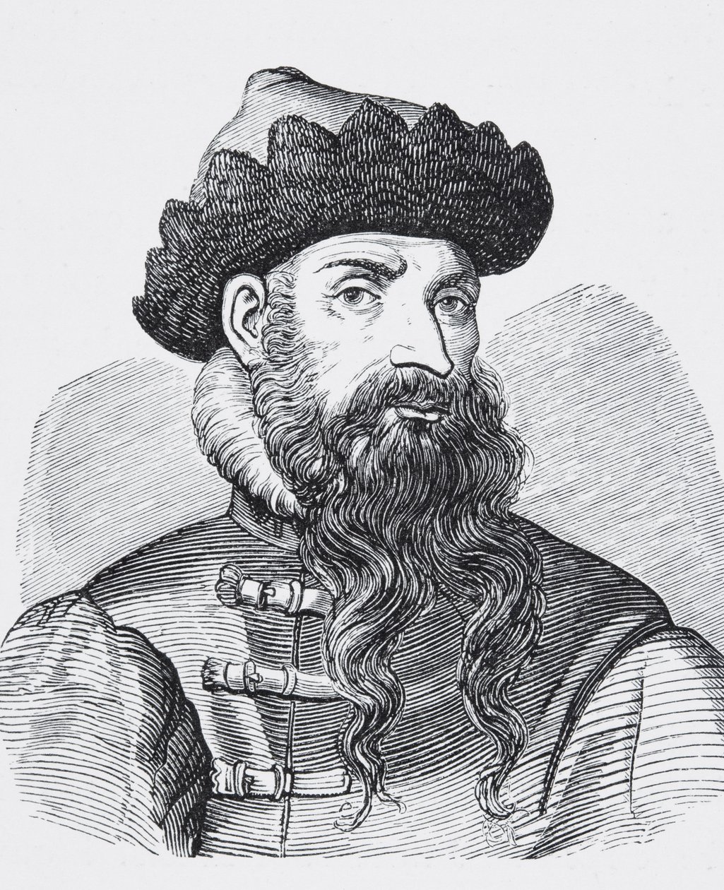 Johannes Gutenberg, 16. yüzyıldan kalma bir gravürden by English School