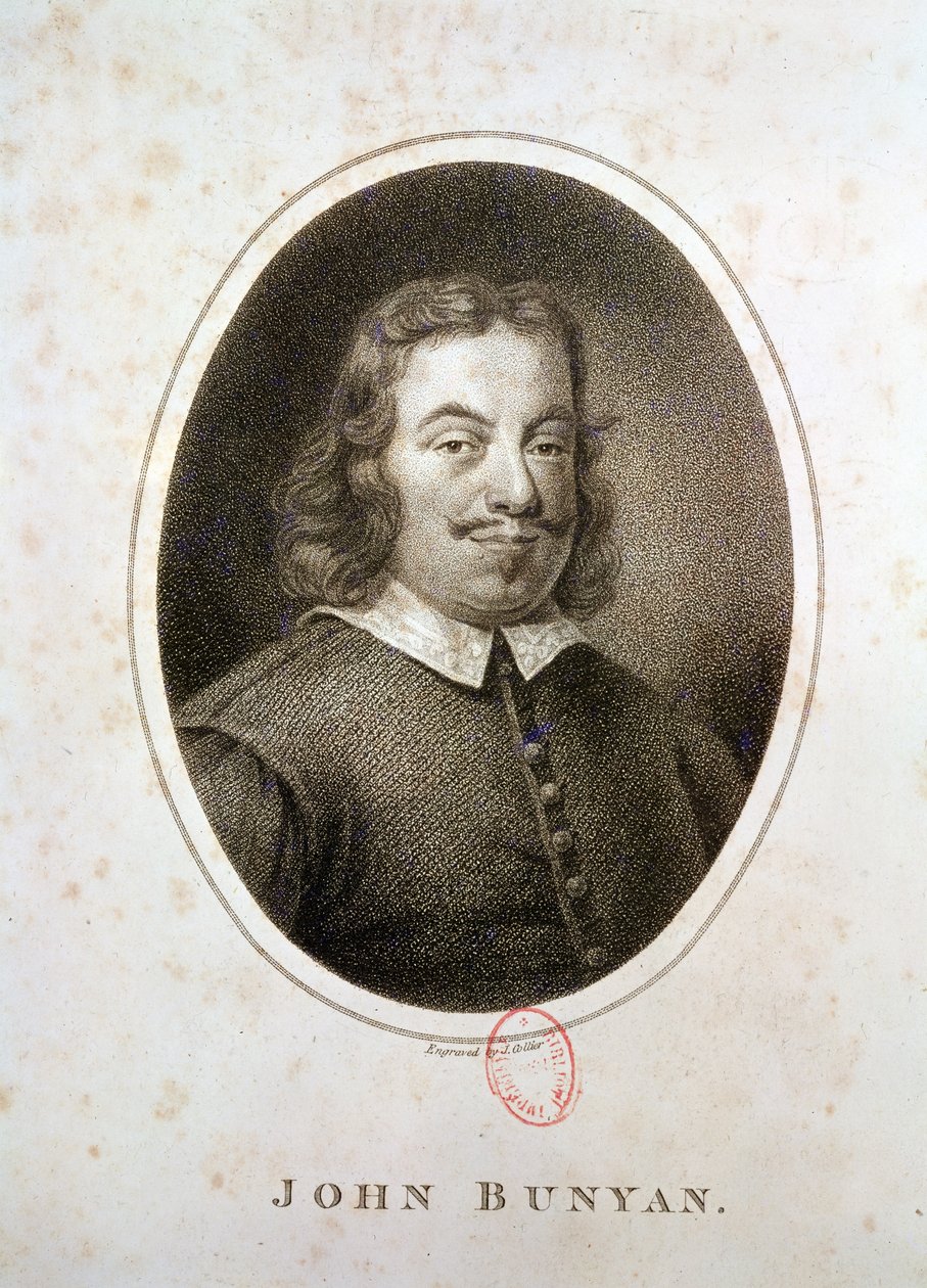 John Collier tarafından kazınmış John Bunyan (1628-88) by English School
