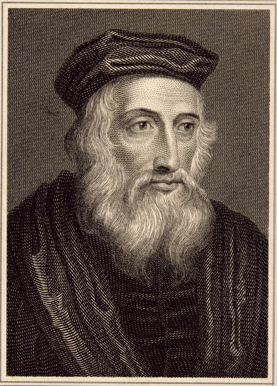 John Wycliffe (c.1330-84) by English School