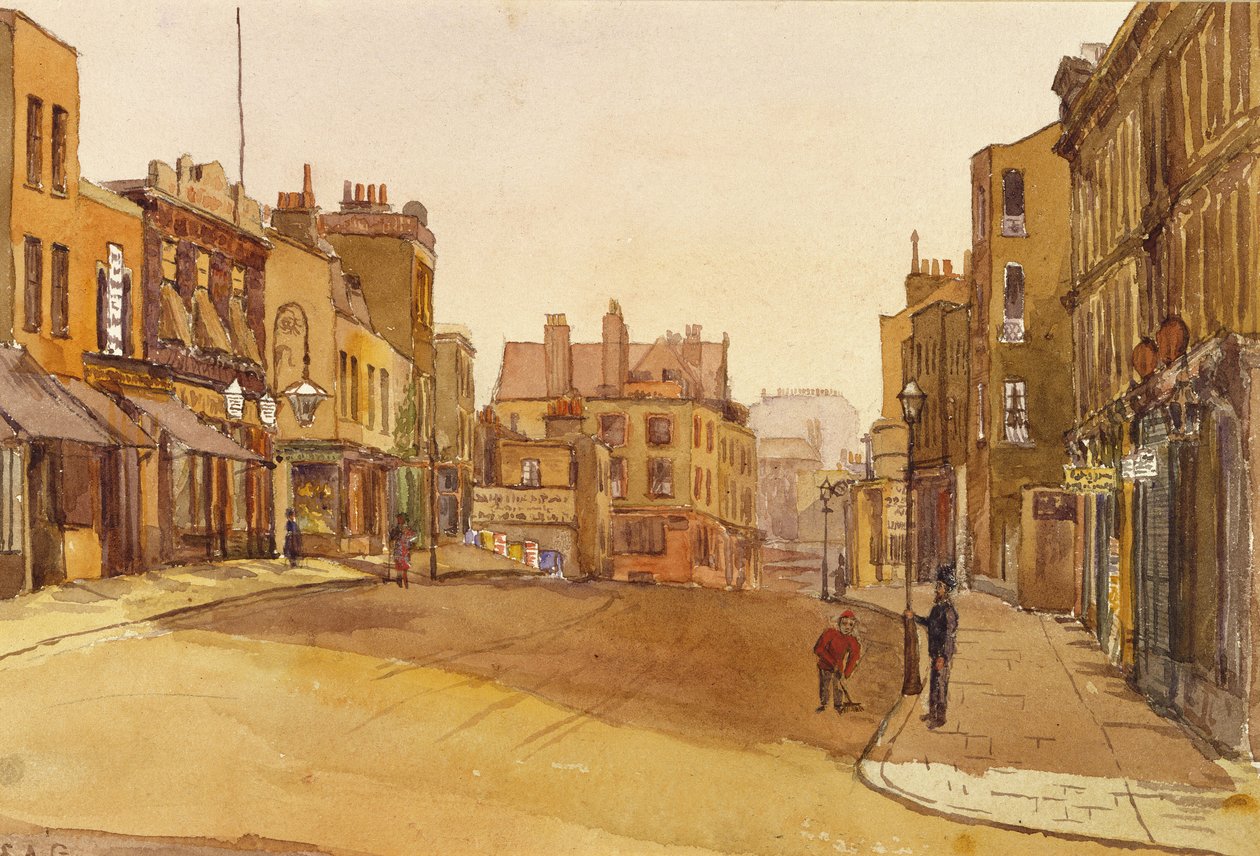 Kensington Kilisesi Caddesi, 1892 by English School