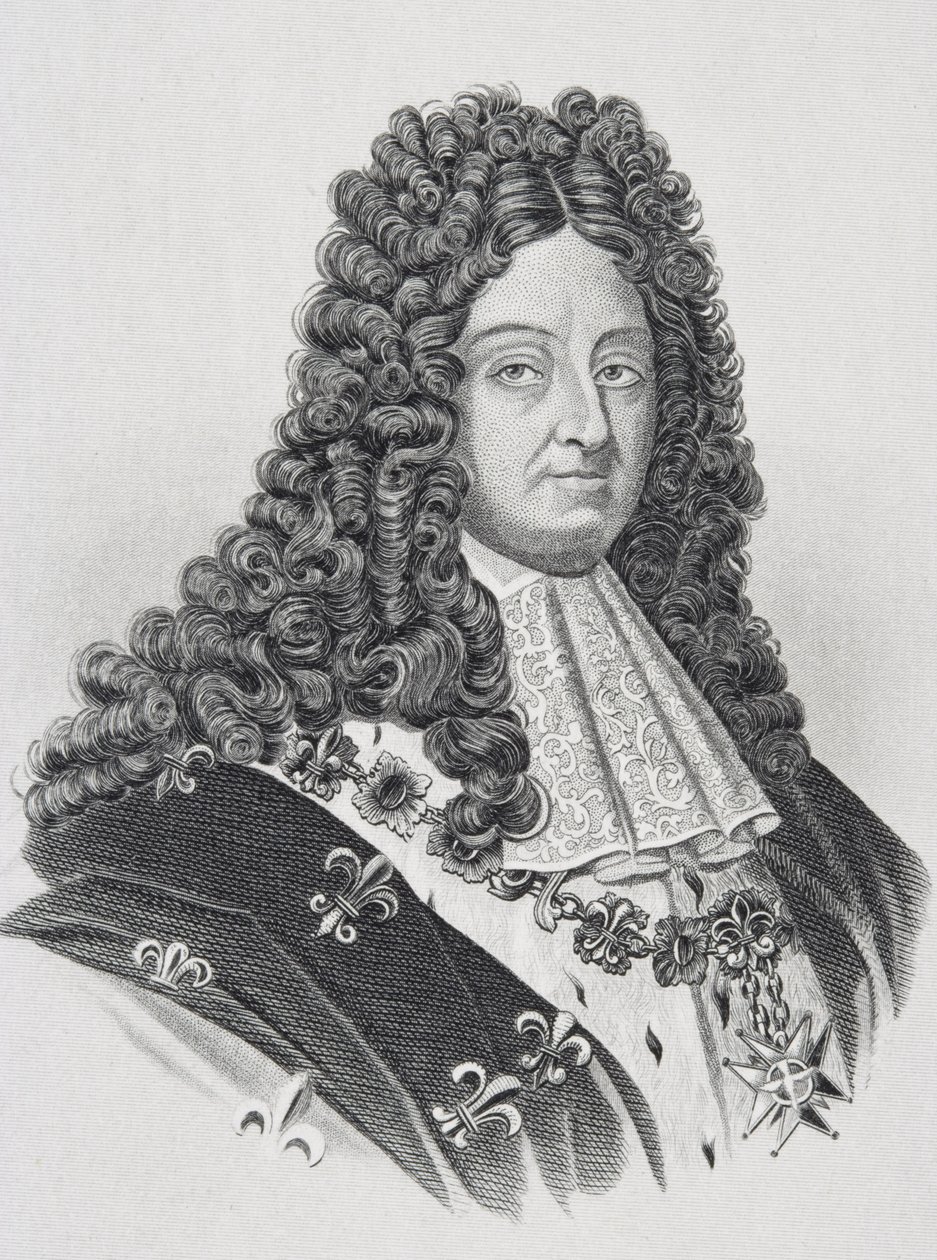 Kral Louis XIV by English School