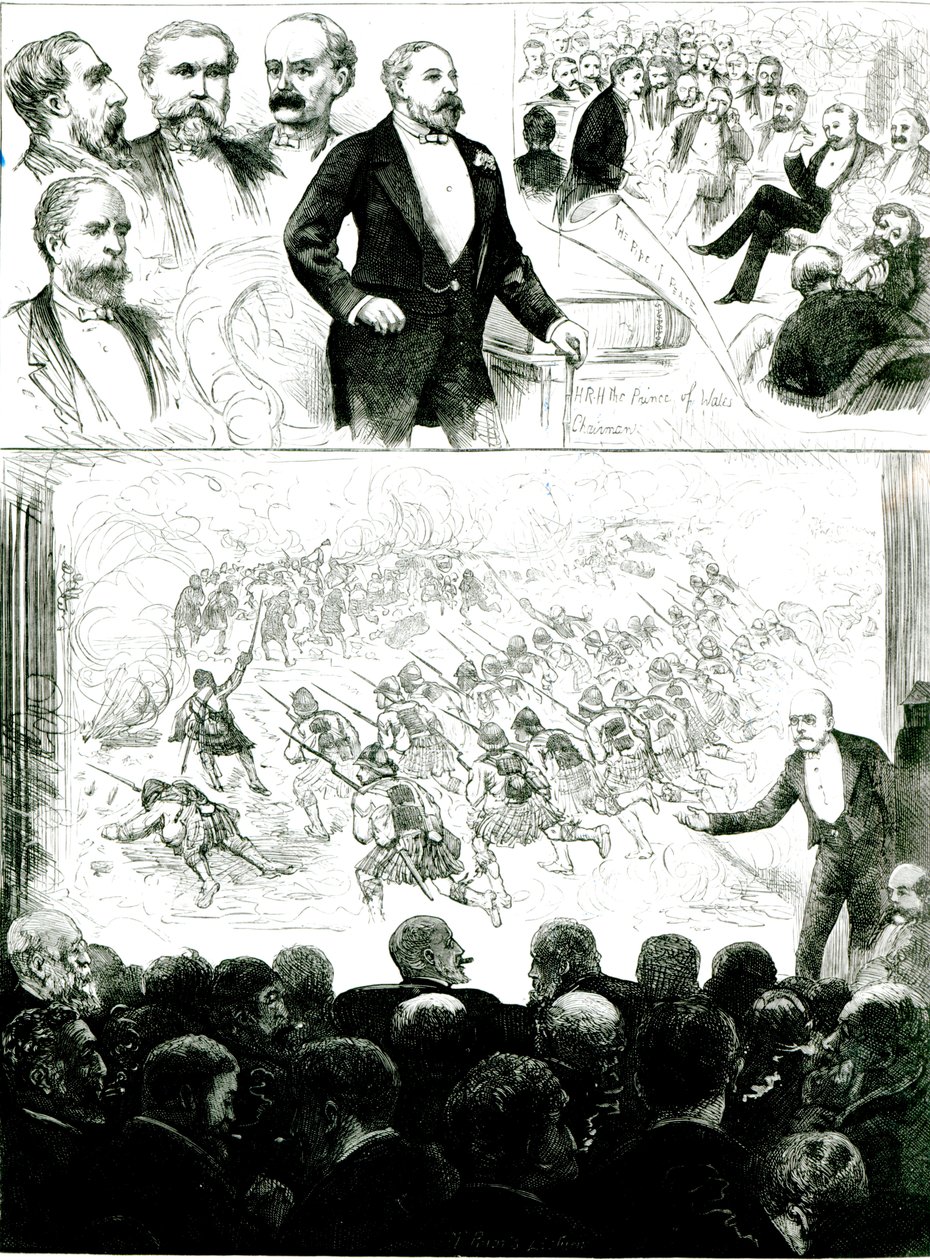 Mısır Savaşı üzerine konferans, 1883 by English School
