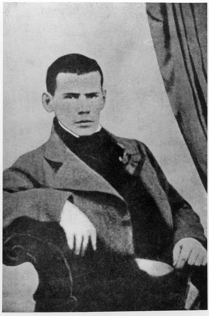 Lev Nikolaevich Tolstoy (1828-1910) bir öğrenci olarak by English School