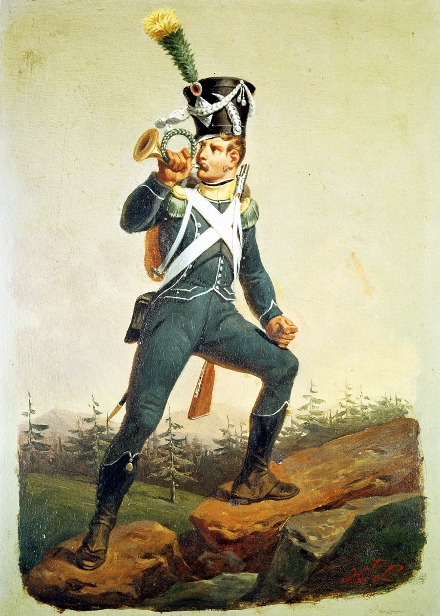 Hafif Piyade Teğmen, 1811 by English School