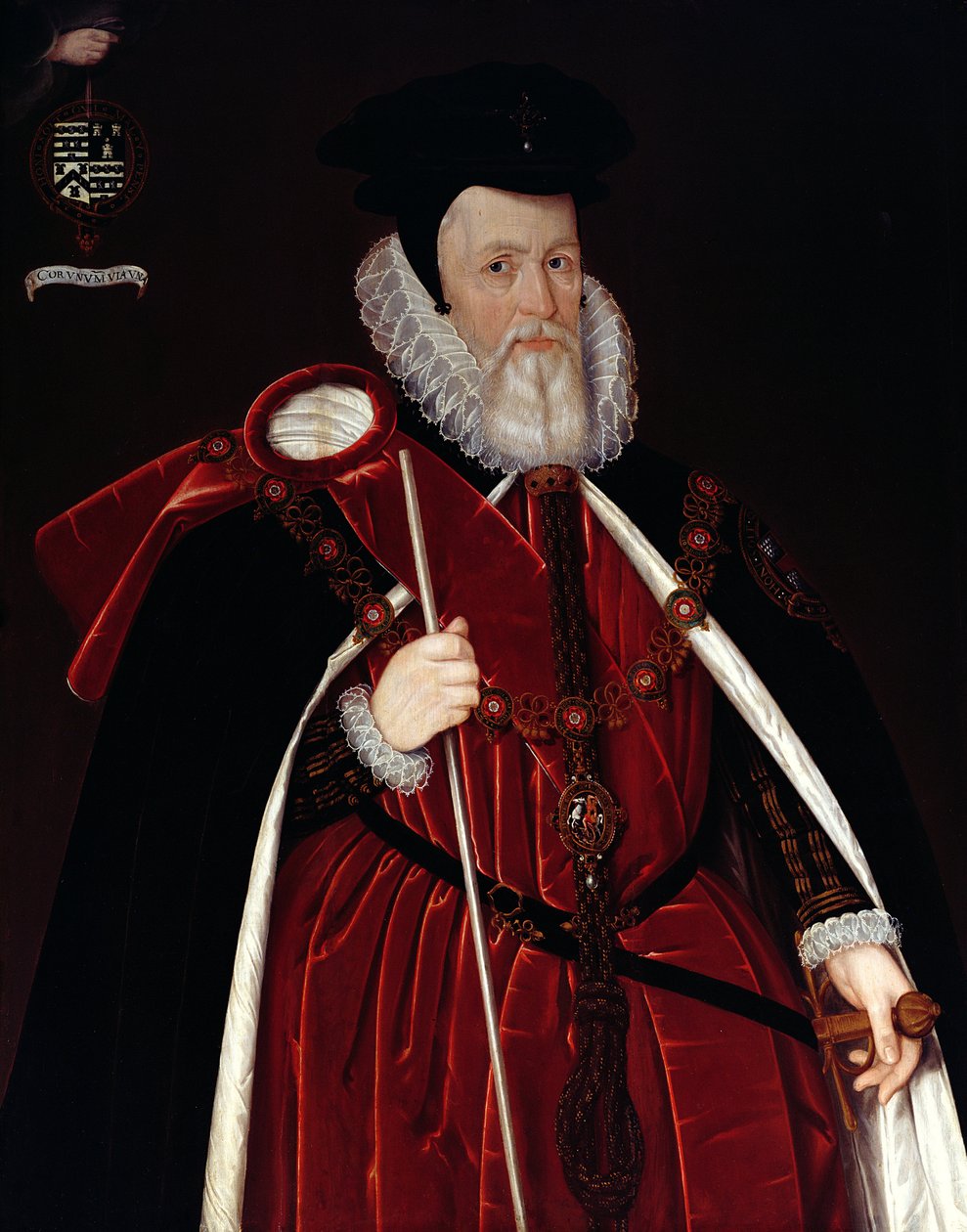 Lord Burghley (1520-98) by English School