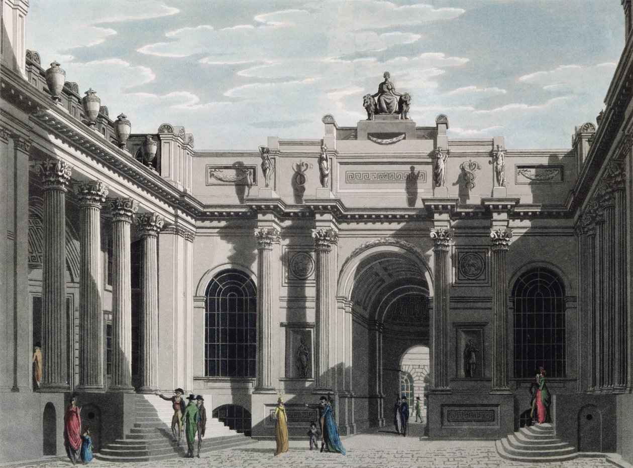 Lothbury Mahkemesi, İngiltere Bankası 1801 by English School