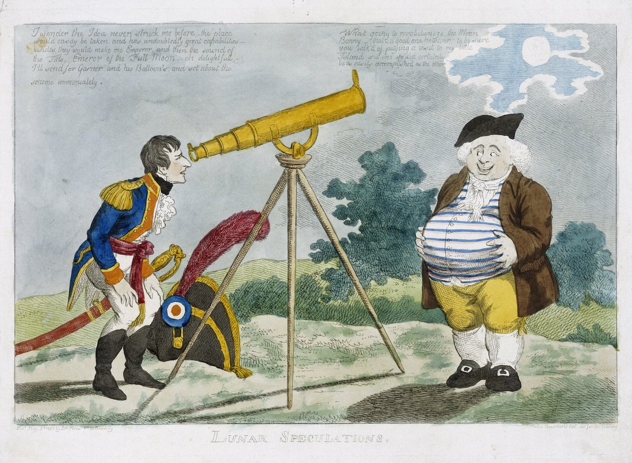 Ay Spekülasyonları, 1803 by English School