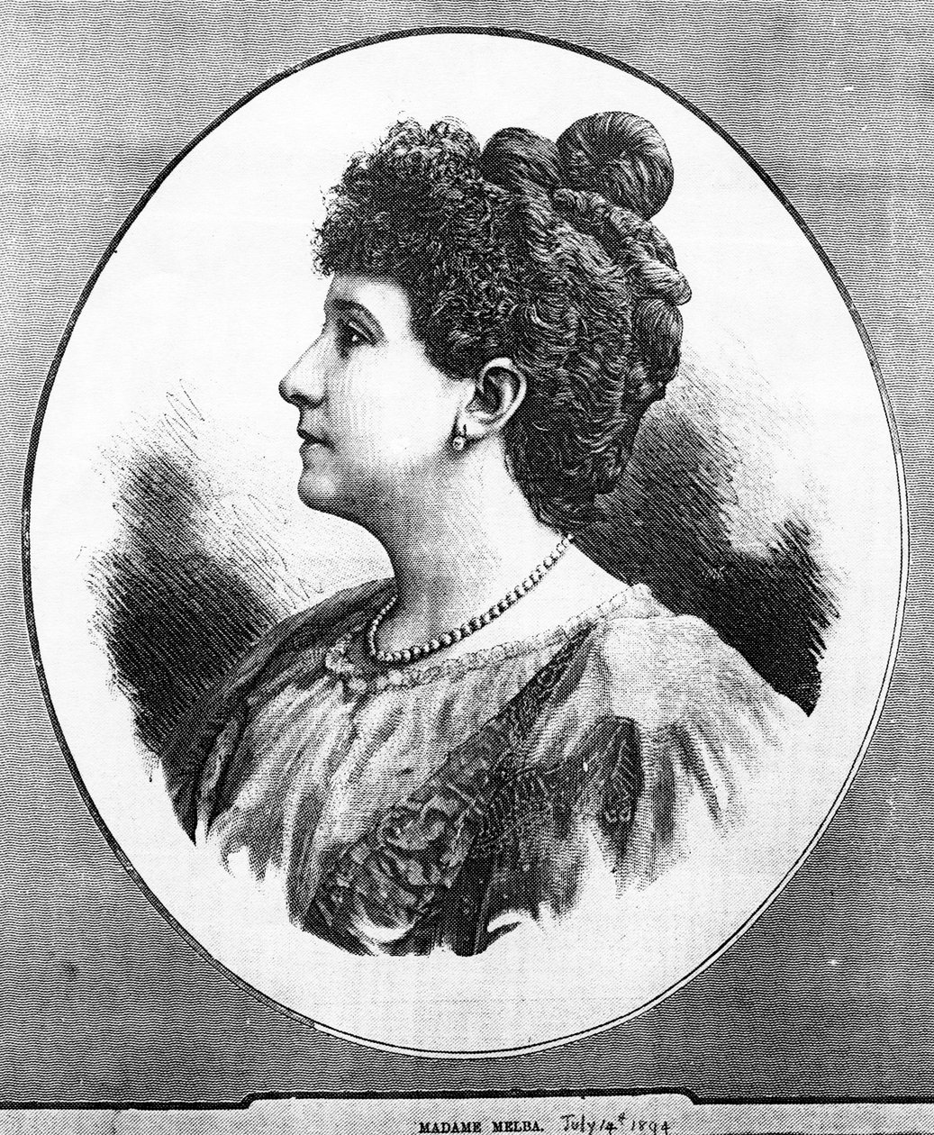 Madam Melba, 1894 by English School