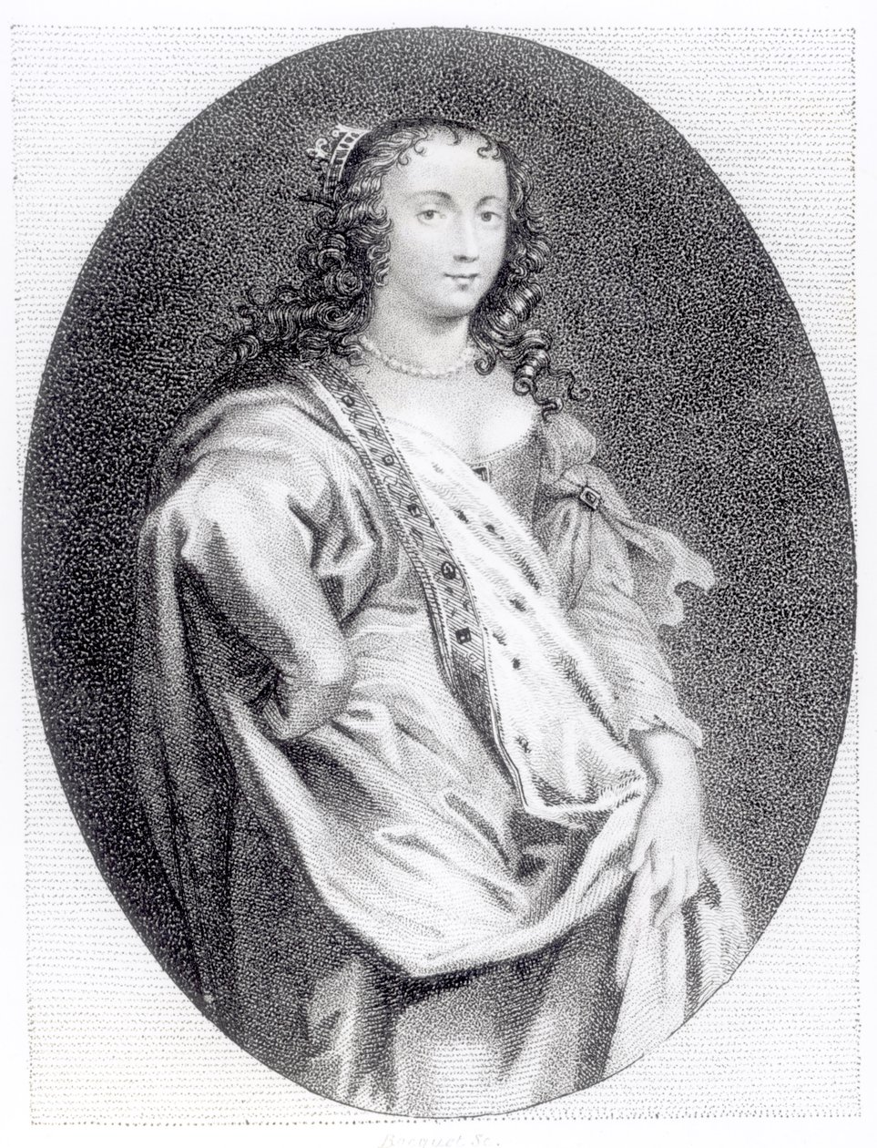 Margaret Cavendish, Newcastle Düşesi (1624-74) by English School