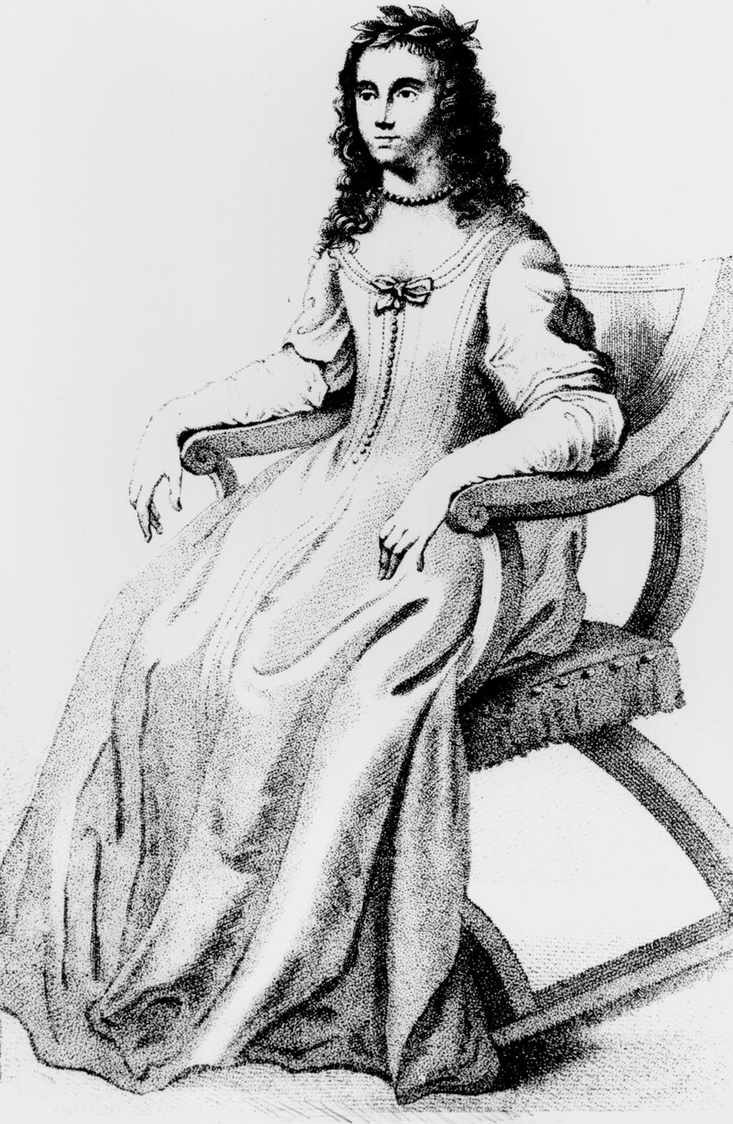 Margaret Cavendish, Newcastle Düşesi (1624-74) by English School