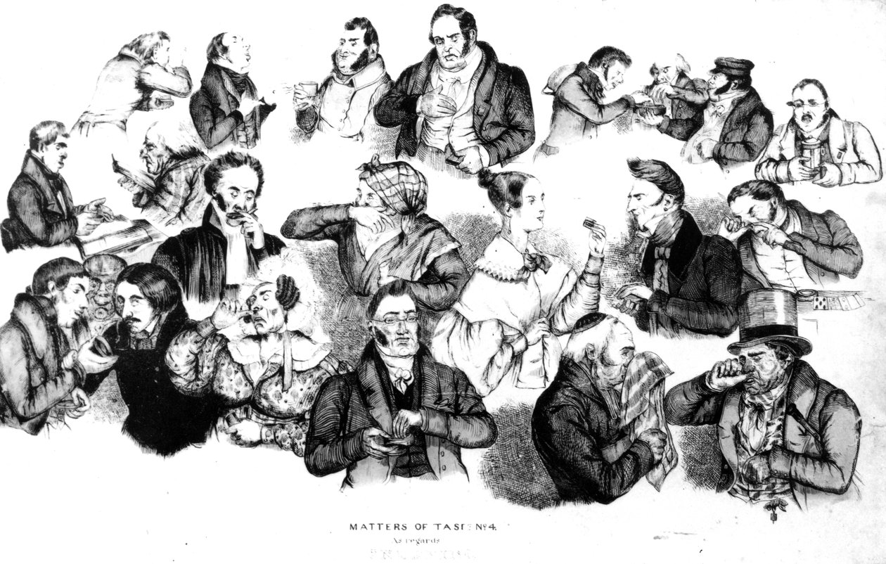 Zevk Meseleleri No.4 Snuffing ile ilgili olarak, W und J O Clerk tarafından yapılan baskı, c.1835-40 by English School