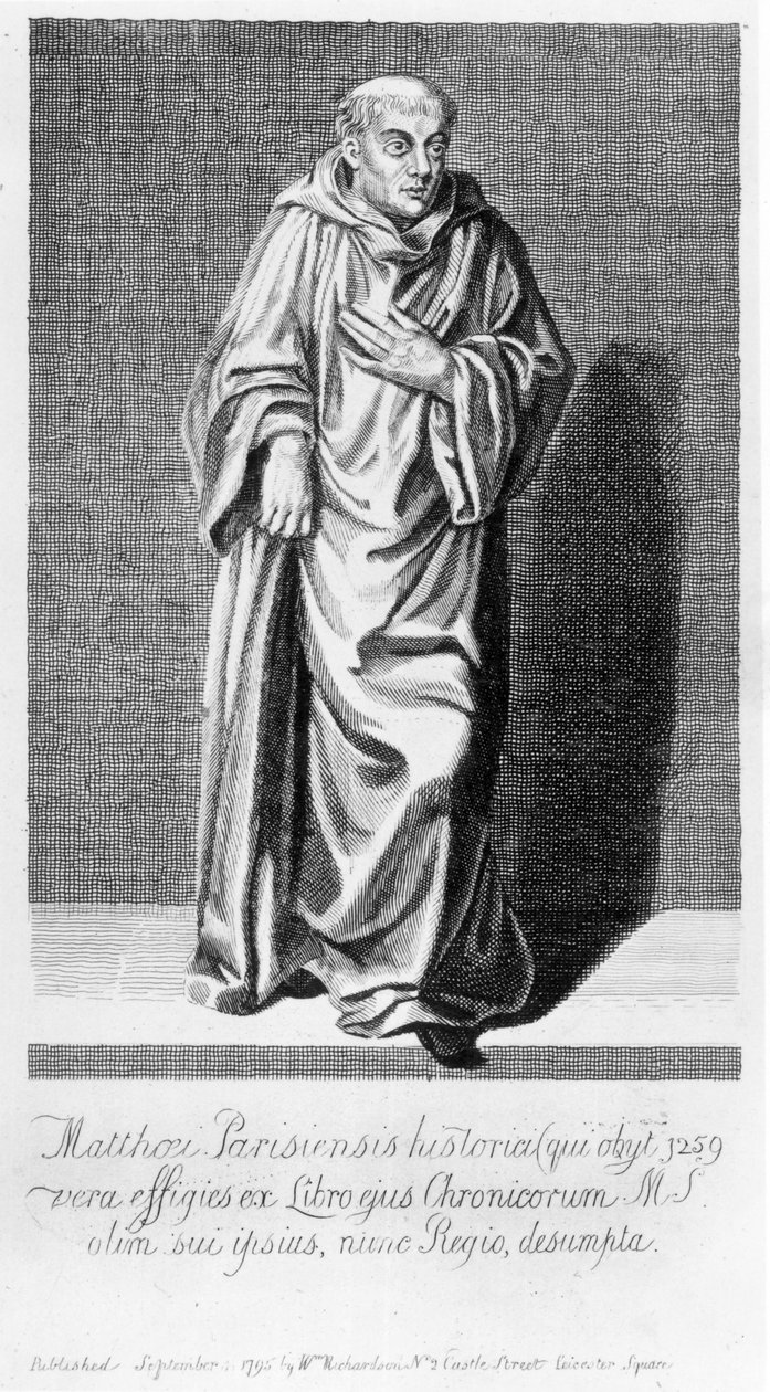 Matta Paris, 1795 by English School