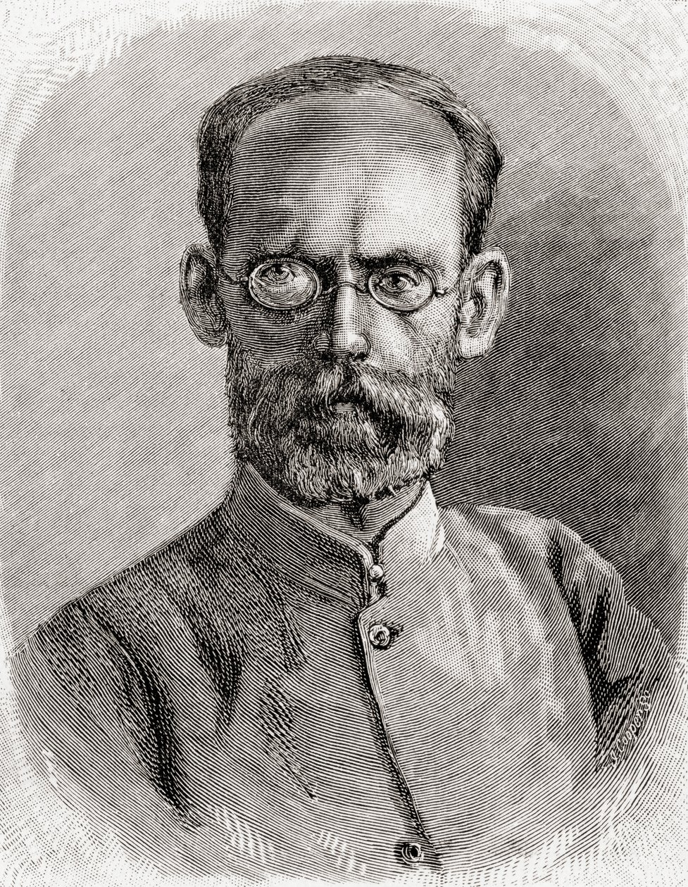 Mehmet Emin Paşa, 1890 (ahşap oyma) by English School