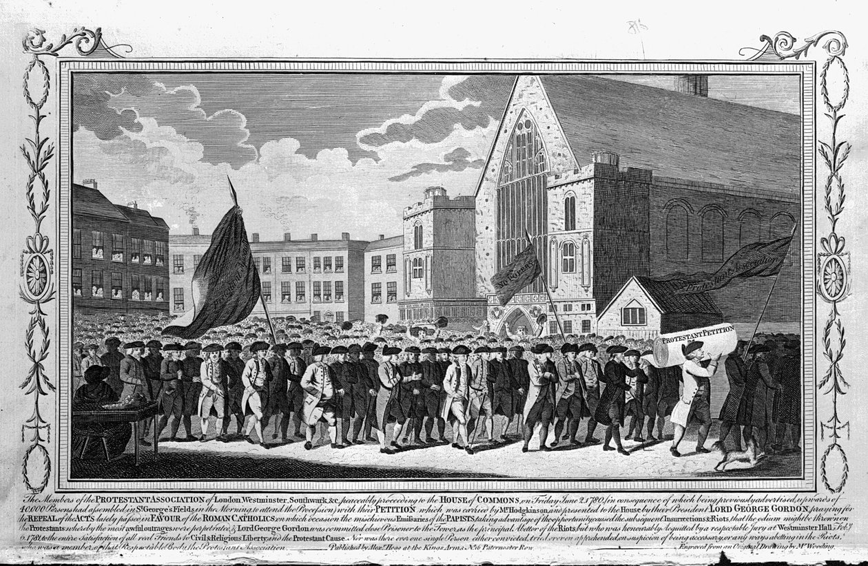 Protestan Cemiyeti Üyeleri Dilekçesi, 1718 by English School