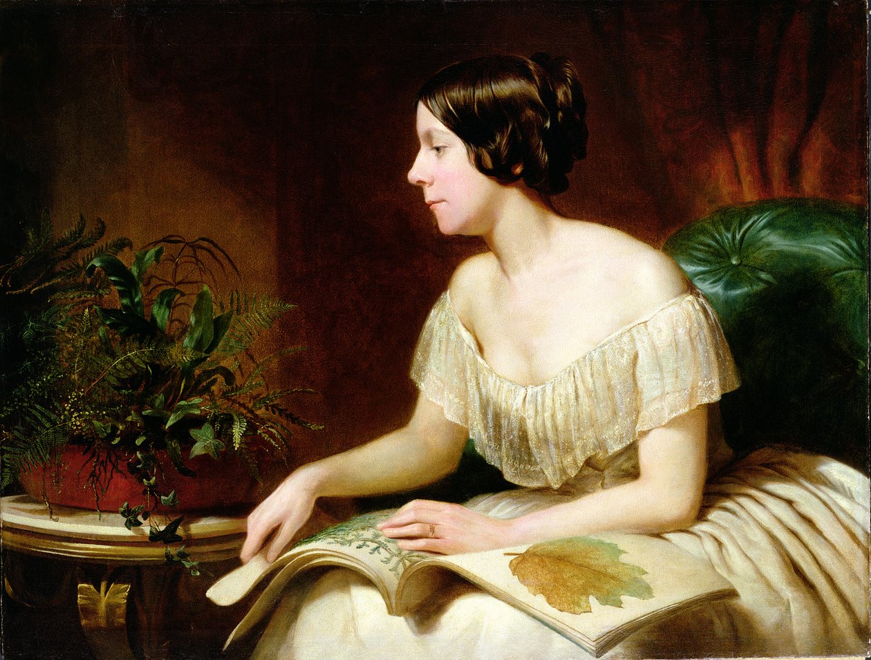 Bayan Anne Pratt (1806-93), ünlü botanikçi by English School