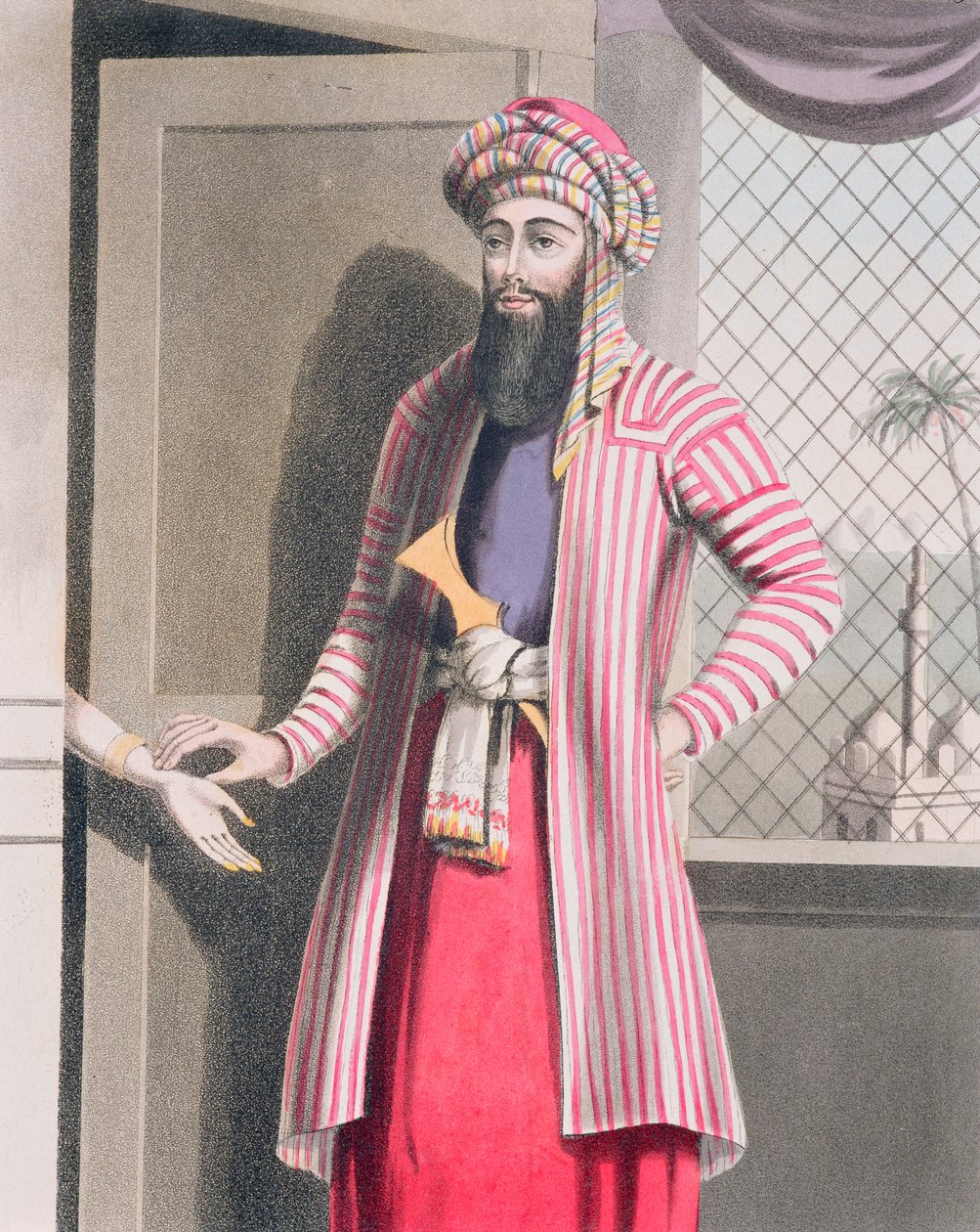 Müslüman Hekim (Suriyeli) Kadın Hastanın Nabzını Alıyor, 1820