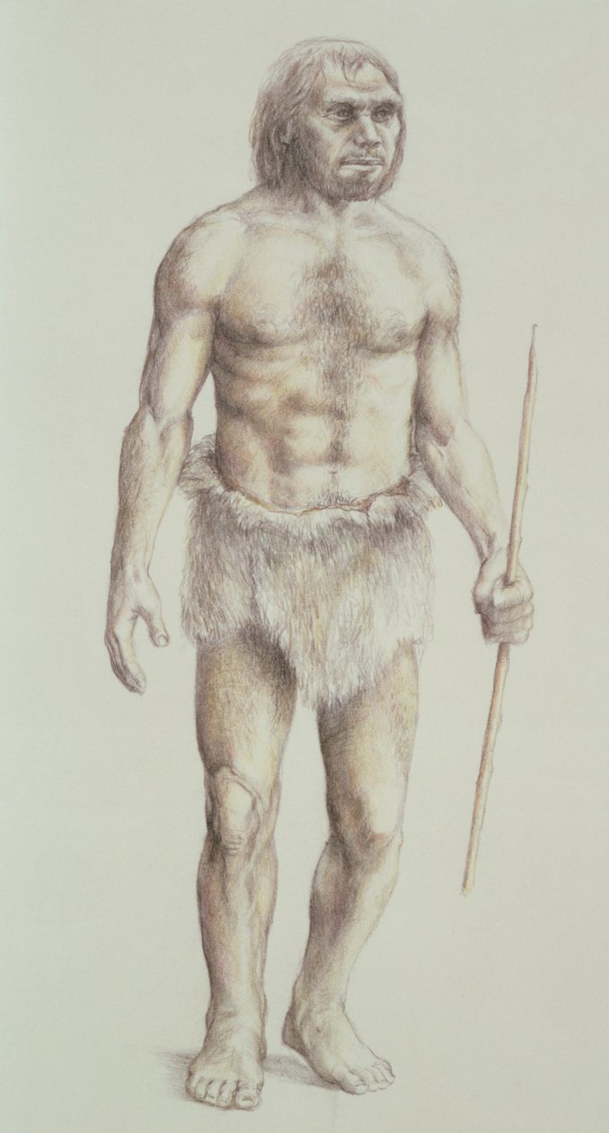 Neandertal Adam by English School