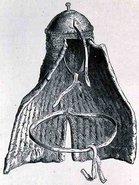 Nubian miğferi, The History of Mankind