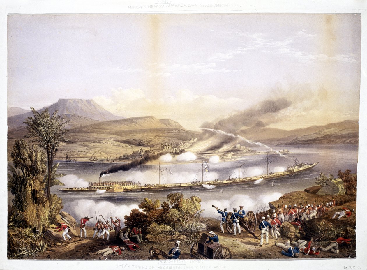 Paletli vapur ve mavnalar, System of Indian River Navigation