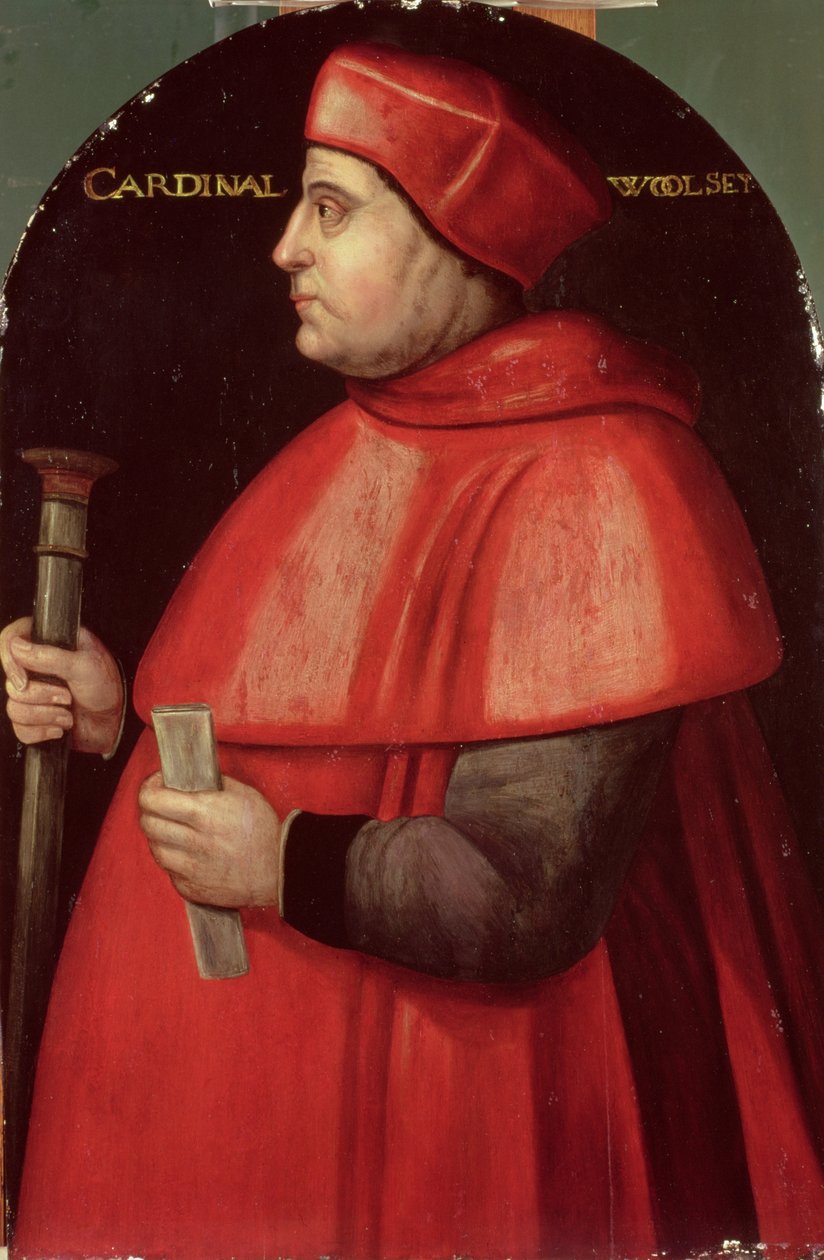 Portrait of Cardinal Thomas Wolsey (c.1475-1530)  by English School